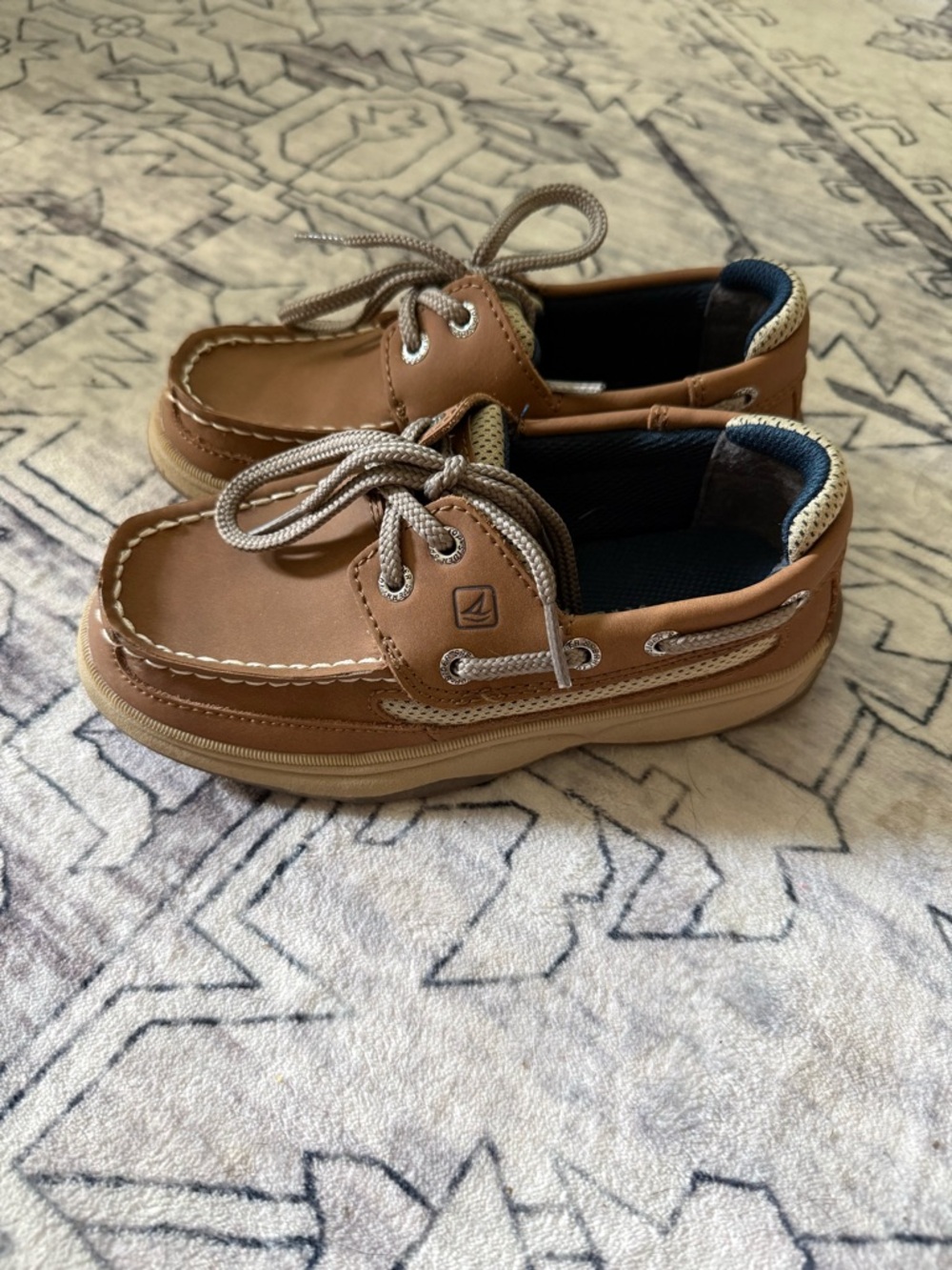 Sperry Kids' Lanyard Boat Shoe Toddler/Little Kid 12.5 Boys Leather *Like New*